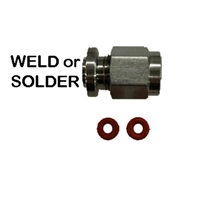 Solder or Weld Thermo Probe Compression Fitting for pots/kegs PCOMP5