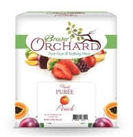 BREWER'S ORCHARD NATURAL PEACH FRUIT PUREE 4.4 LB