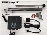 RIMS Package 18" LONG TUBE, PID controller, prewired and ready to use - Your Choice of IO Ports