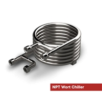 SPIKE Stainless/Copper Counterflow Chiller CFC, NPT