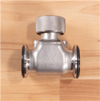 SSbrewtech TRUE FLOW valve, 1.5" TC ports, Sanitary and Fine Flow Control