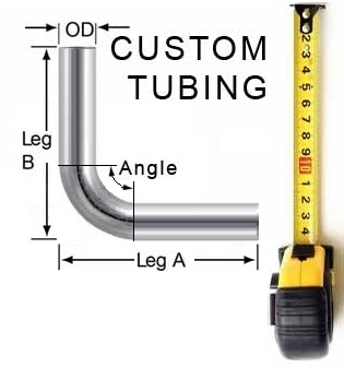 Custom Stainless Tubing with optional Bends