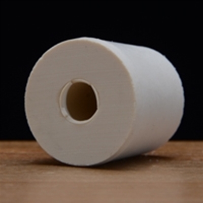 Rubber Stopper, Drilled,  #5.5