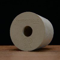 Rubber Stopper, Drilled,  #6.5