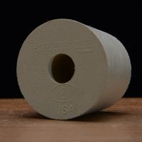 Rubber Stopper, Drilled,  #6