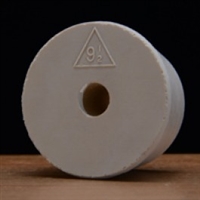 Rubber Stopper, Drilled,  #9.5