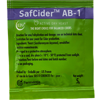 Fermentis SafCider  AB-1, 5g Dry Yeast Pack