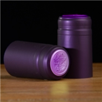 PVC Shrink Capsules Matte Purple 100pk