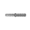 Hose Splice, 1/4" OD hose barb both ends Stainless