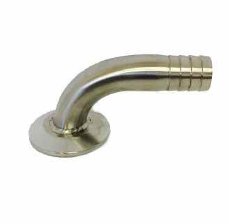 1.5 TC x 3/4" Hose Barb 90 Elbow