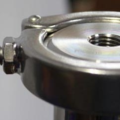 1.5 TC Clamp with welded M8 NUT