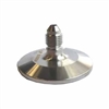 1.5" Triclover to 1/4" MFL (male flare) adapter