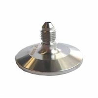 1.5" Triclover to 1/4" MFL (male flare) adapter
