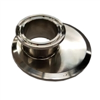 Triclover Reducer, 4" TC x 1.5" TC Offset
