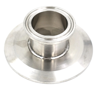 Triclover Reducer 4" TC x 2" TC, Shallow