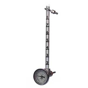Weldless Sightglass Tee Kit with 2" Dial Thermometer, TK for SANKE Keg