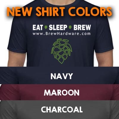 Eat Sleep Brew Tee Shirt - Short Sleeve All Colors and Sizes