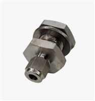 TRUE Weldless Bulkhead - With 1/4" Compression Fitting Bore Thru