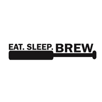 Homebrew Decals - "Eat Sleep Brew"