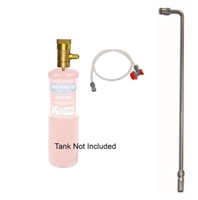 Oxygenation Kit, Portable Cylinder Regulator, Premium Wand with Disconnects