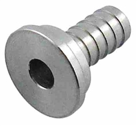 Tailpiece, 1/4" Barb, Stainless Steel