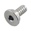 Tailpiece, 3/8" Barb, Stainless Steel