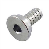Tailpiece, 3/8" Barb, Stainless Steel