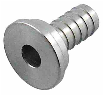 Tailpiece, 5/16" Barb, Stainless Steel