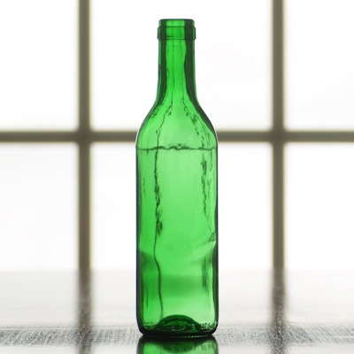 375 ml Green Bordeaux Wine Bottles, Case of 24