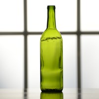 750ml Emerald Green Bordeaux Wine Bottles, Case of 12